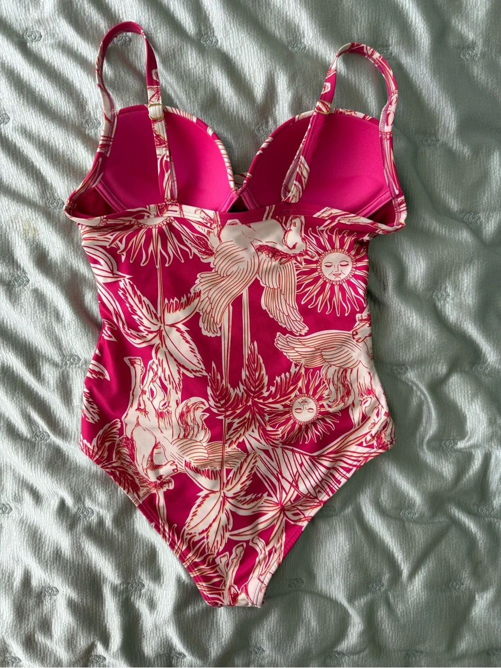Chamela Colombia One Piece Swimsuit M Pink